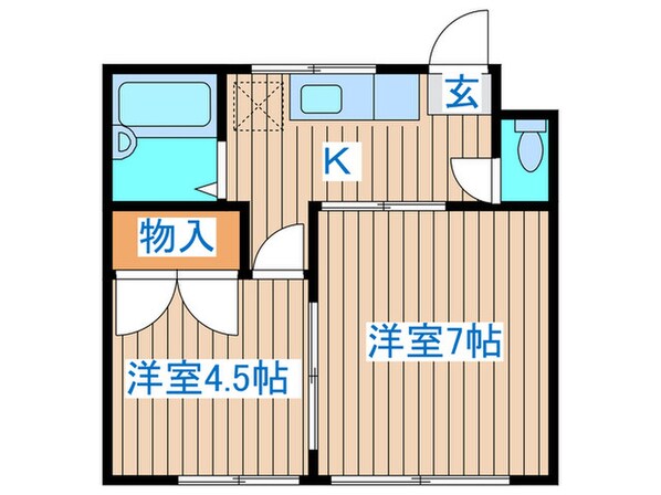 永和荘の物件間取画像